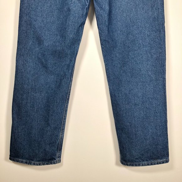 Carhartt Mens Flame Resistant Utility Denim Jeans Relaxed Fit 35 x 30 - Picture 16 of 16